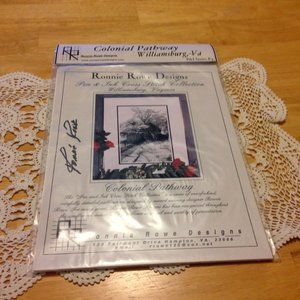 Cross Stitch Guide, Ronnie Rowe signed, Colonial Pathway
